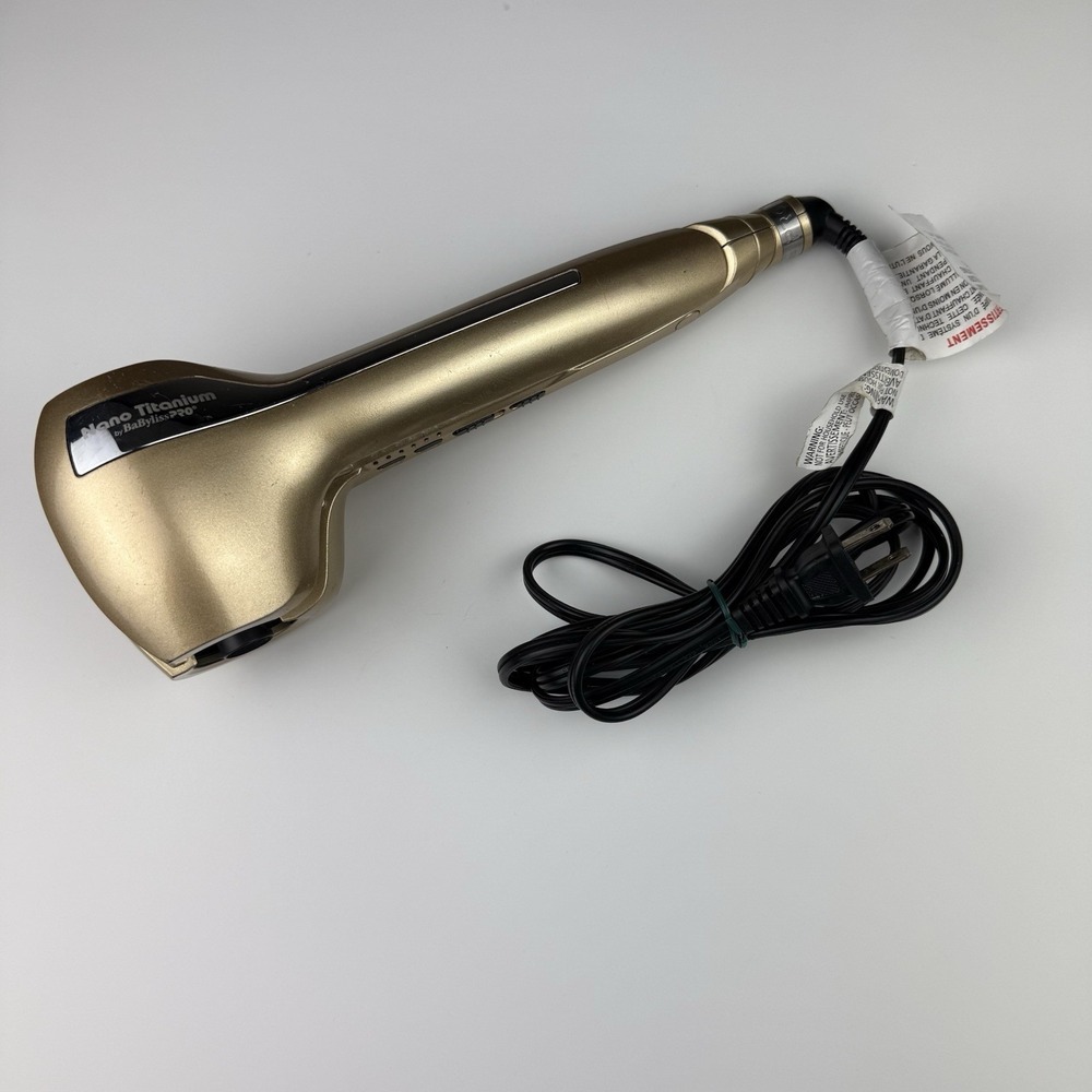 Babyliss PRO Nano Titanium Miracurl Professional Curl Machine Gold Hair Styling